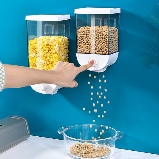 Cereal Dispenser Wall Mounted Storage Box